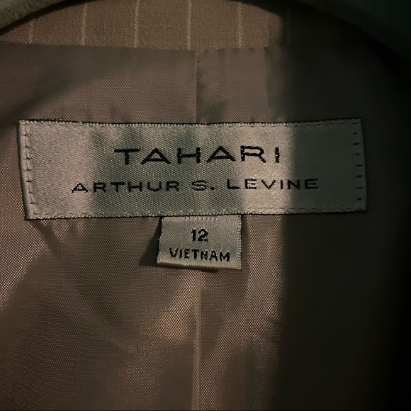 Tahari Light Tan Suit Jacket - Picture 2 of 5
